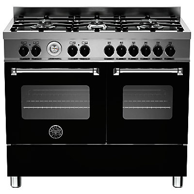 Bertazzoni Master Series Twin Dual Fuel Range Cooker Matt Black Bertazzoni Master Series Twin Dual Fuel Range Cooker Matt Black